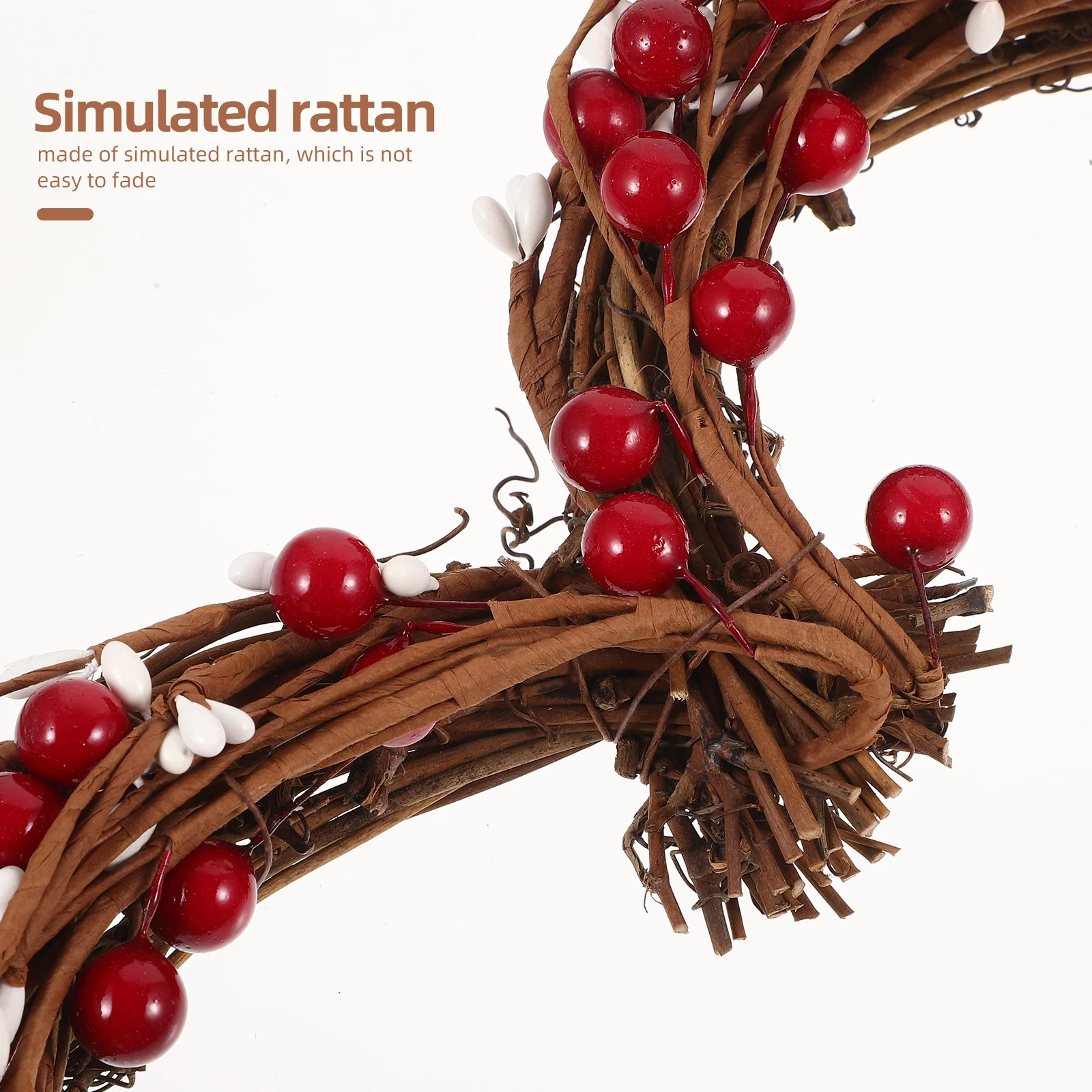 

Valentine's Day Red Shaped Wreath Fake Garland Romantic Wedding Door Hanging Decoration Heart Shaped Foam Garland