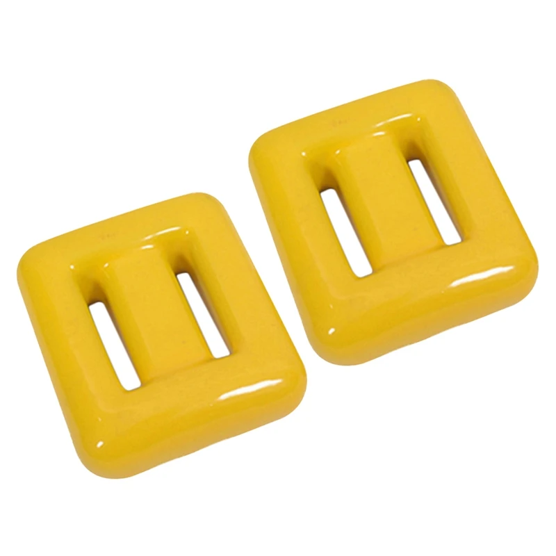 2X Dive Weights For Scuba Diving Weight Belt Lead Weights Scuba, Coated Dive Weights,Diving Lead Weights Yellow