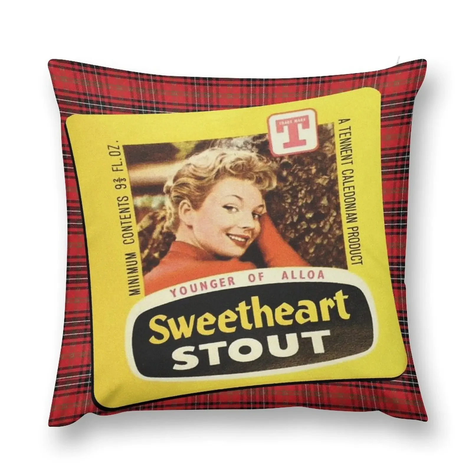 Scottish Classics - Sweetheart Stout Throw Pillow bed pillows Decorative pillow case luxury sofa pillows pillow