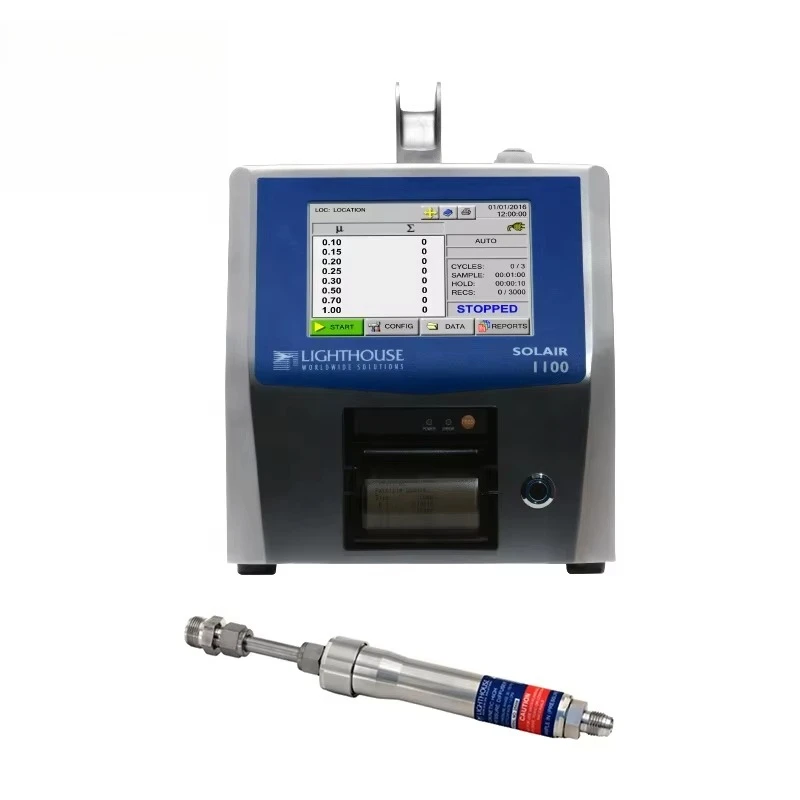 

Zetron Lighthouse SOLAIR-1100 0.1 Um To 5.0 Um Particle Size Range Airborne Particle Counters