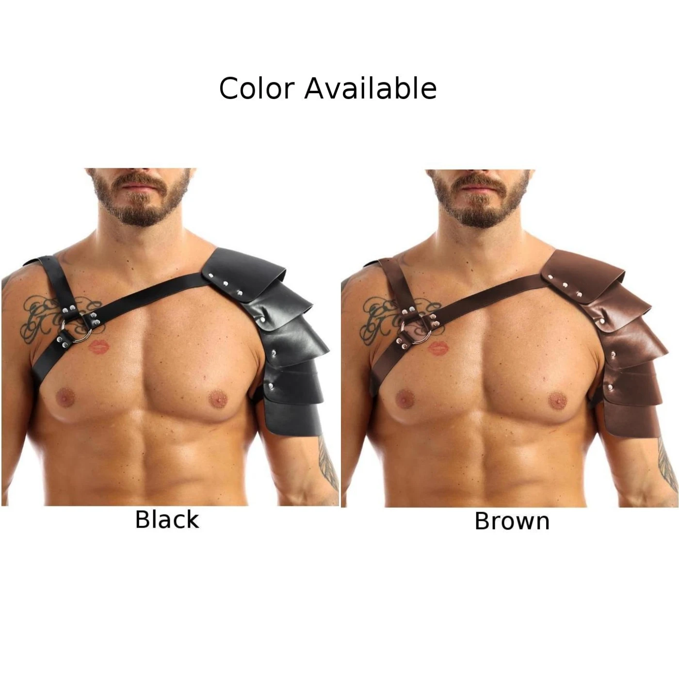 Sexy Chest Body Harness Straps Men Halloween Cosplay Costume PU Leather Lingerie Adjustable Bondage Clubwear Roleplay Props