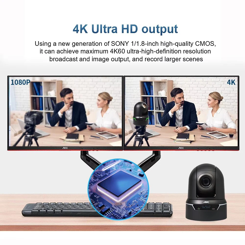 4k Ultra HD PTZ live streaming camera 25X Optical zoom NDI Ptz Camera with USB3.0+HDM I+IP+Dual 12G-SDI Output  for Church ,Vmix