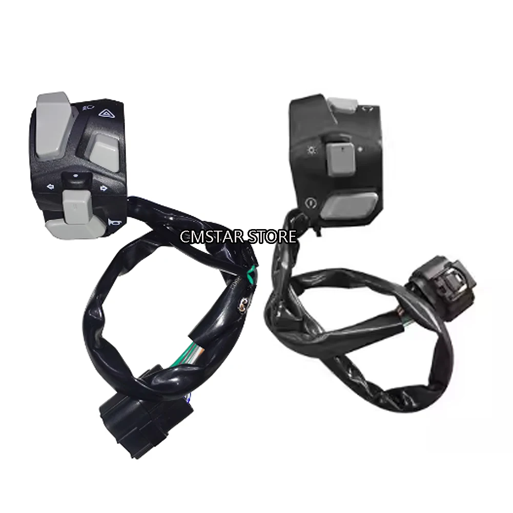 

Для ZONTES 125C C125 125 C руль мотоцикла левый и правый переключатель в сборе, звуковой переключатель стартера, ручка запуска, кнопка зажигания