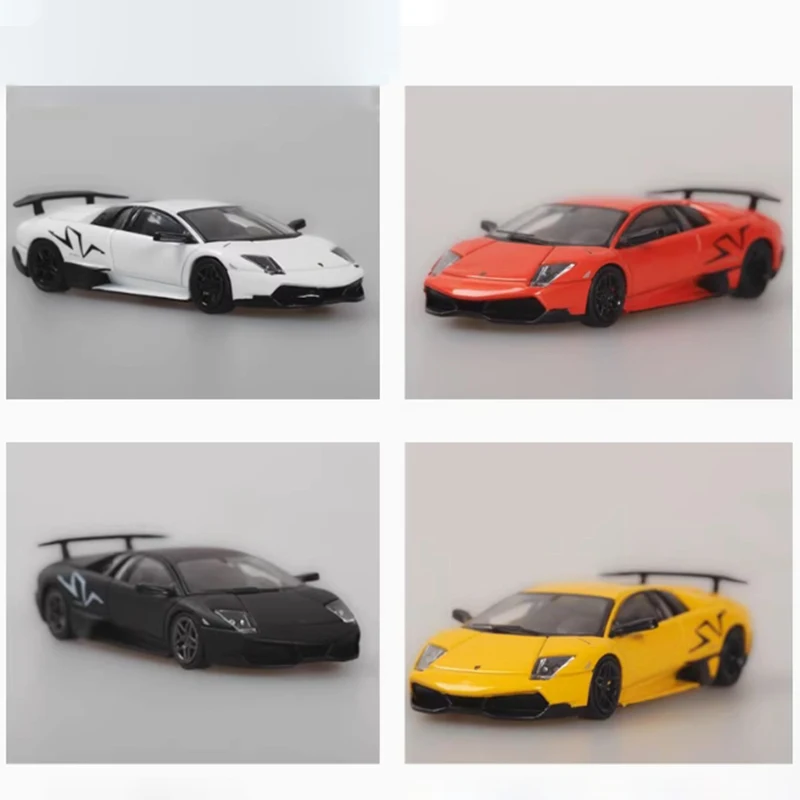 

Модель High Rev, масштаб 1:64, LP670 SV, имитация сплава, металлическая модель автомобиля, статическая коллекция, украшенные праздничные подарки, игрушки, сувенирный подарок