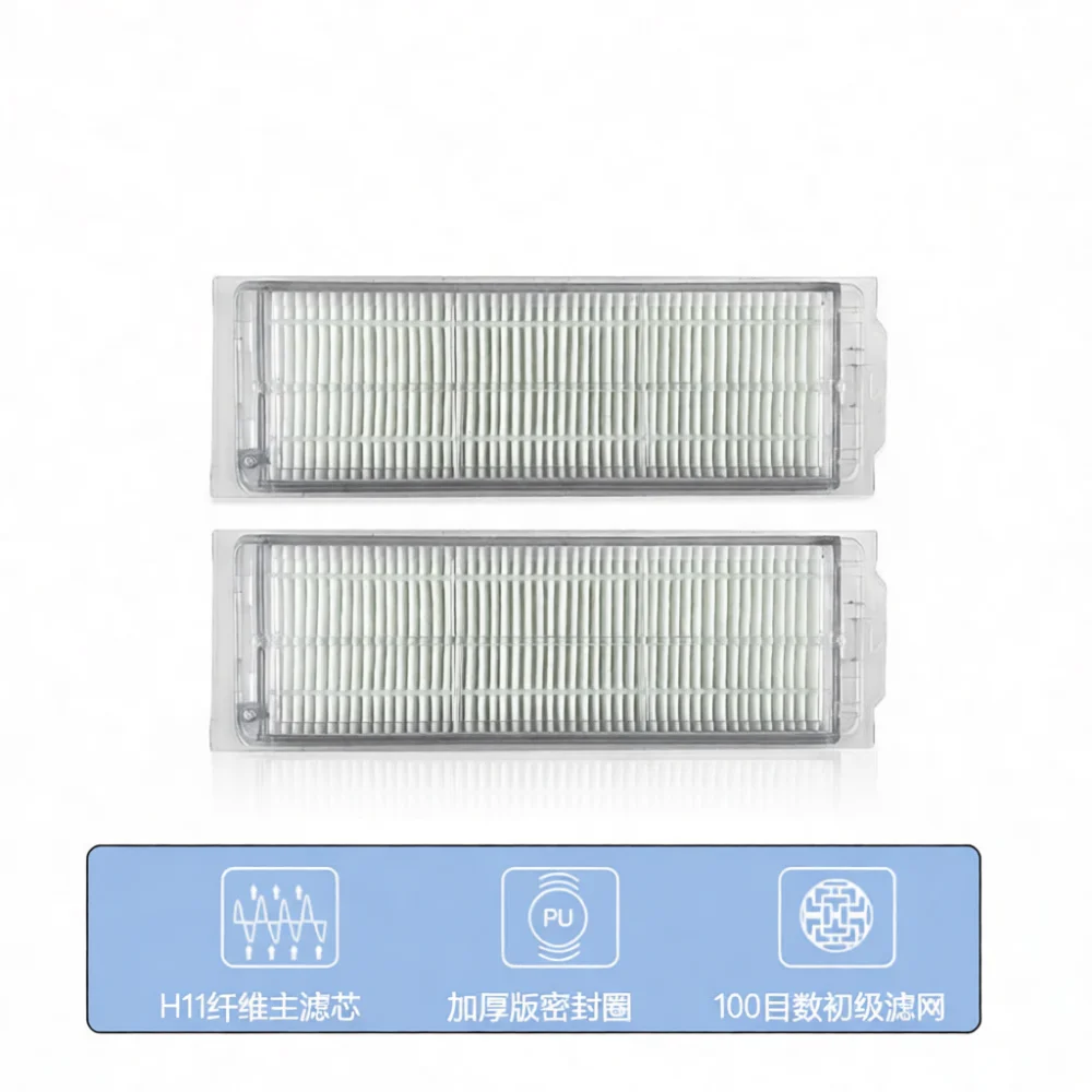 Replacement Brush And Filter For Mijia C101 X20 Robot Vacuum Mop 2 Cleaning Robot Accessory Maintenance Parts