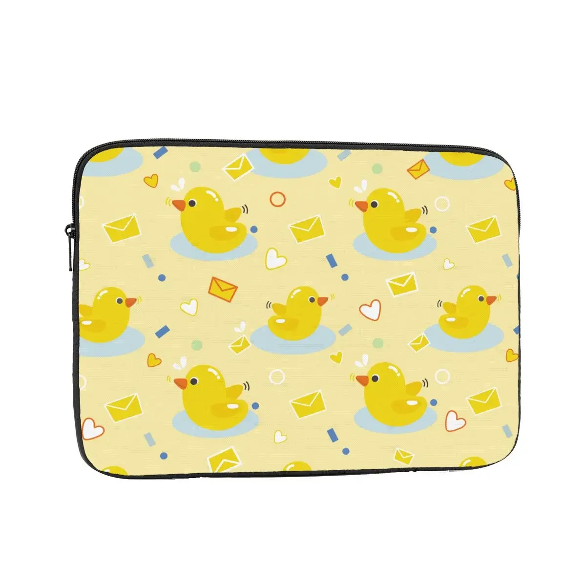 Little Cute Duck Pattern Cartoon Laptop Sleeve Cover Bag 10 12 13 15 17 Inch Notebook Liner Sleeve Shockproof Case Bag