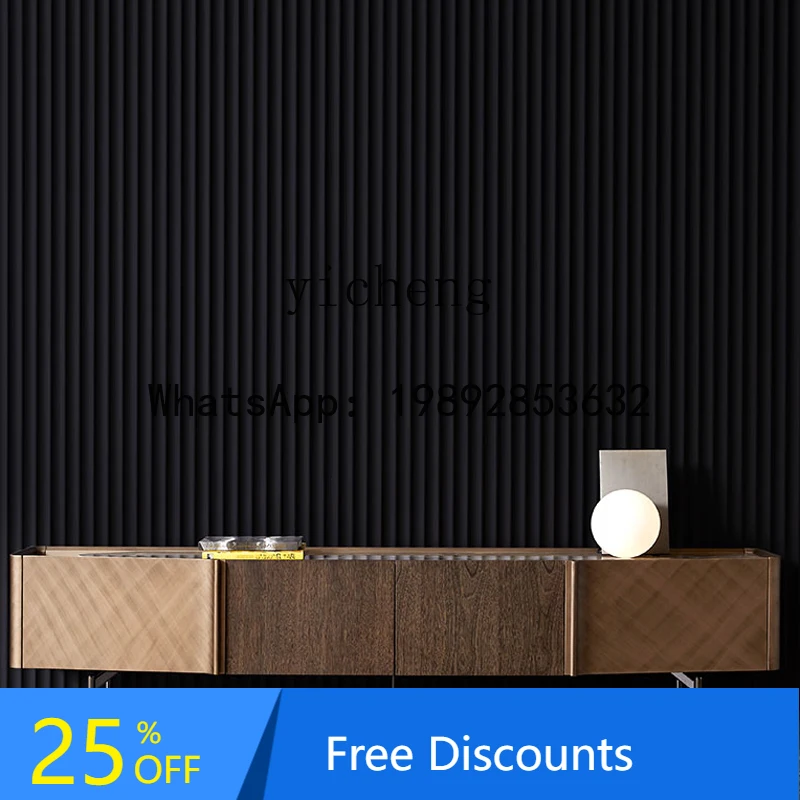 

light luxury TV cabinet living room high-end villa luxury post-modern minimalist audio and video cabinet