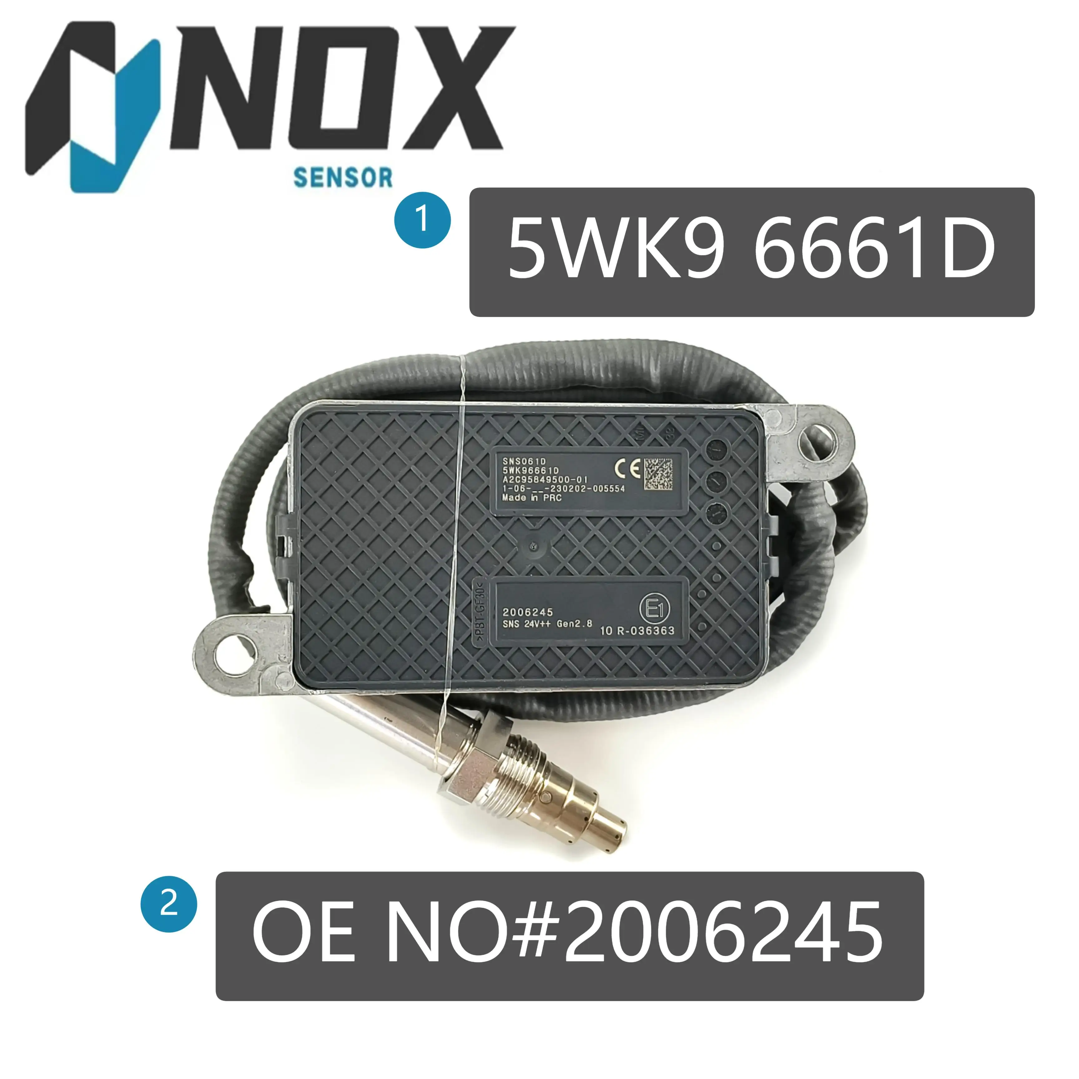 24v 2006245 5WK96661D 5WK9 6661D Nox Nitrogen Oxide Sensor for DAF