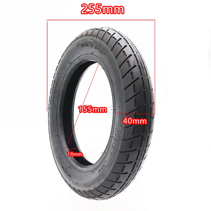 10x2-6.1 Tire Inner Outer Tube for Xiaomi Mijia M365 Series Electric Scooter High Performance Pneumatic Tyre