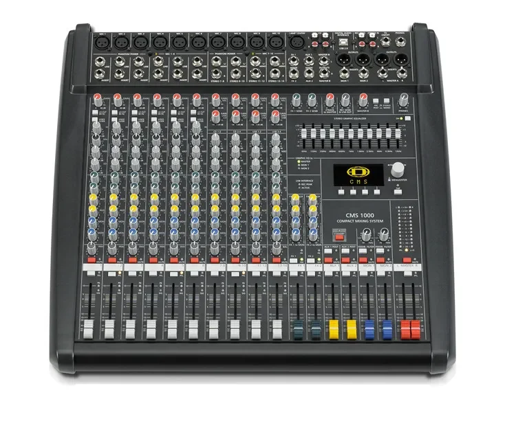 CMS1000-3 CMS1000 Sound Audio Mixer with DSP effectors 10 channel compact mixing