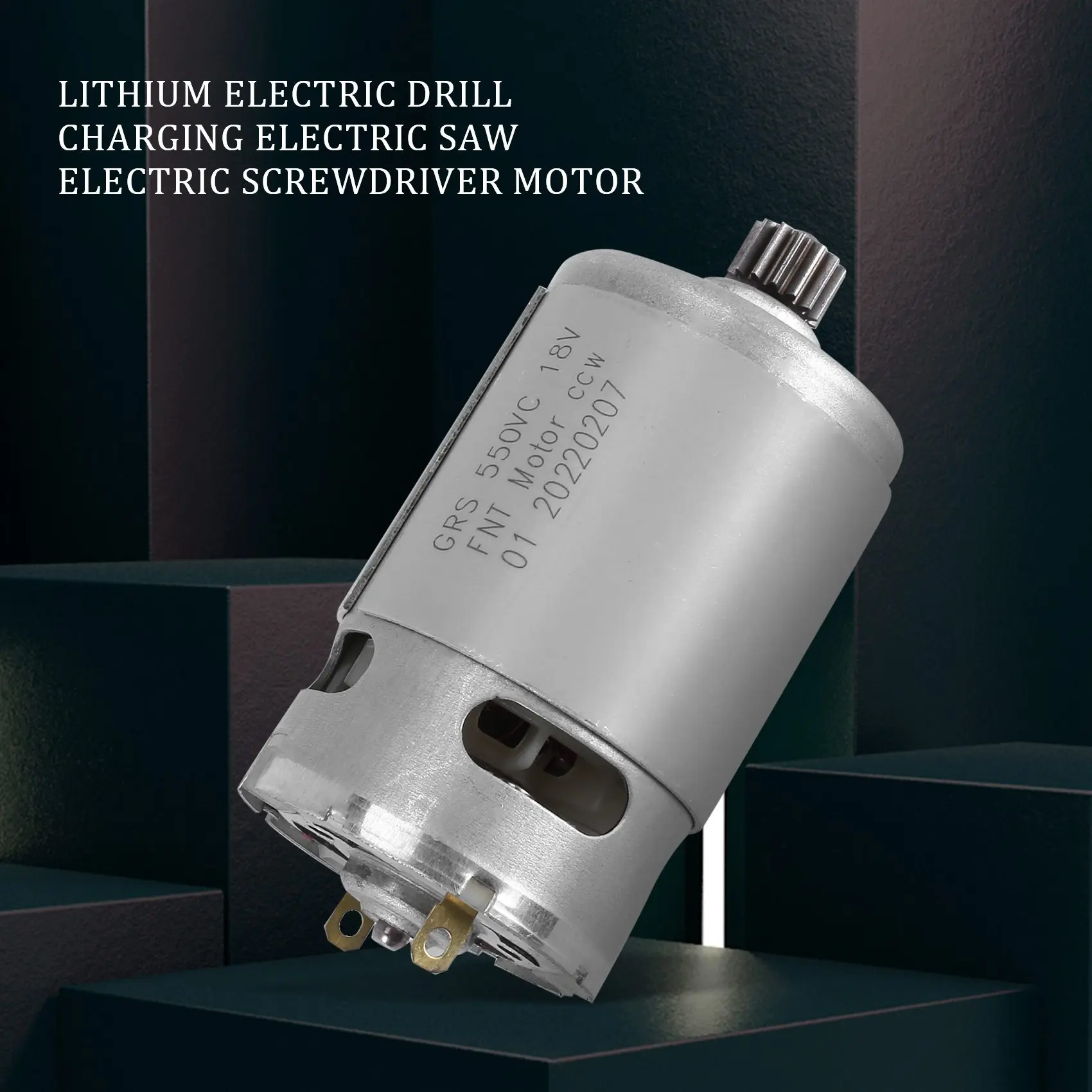 [NEWA08R】 GRS550VC 14 Teeth DC Motor 21500-29000RPM Lithium Drill Motor DC For Rechargeable Electric Saw Screwdriver