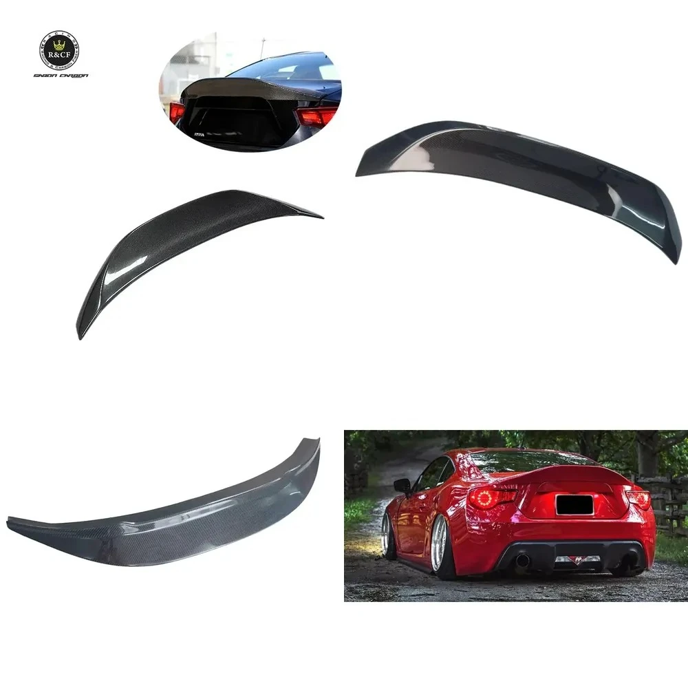 LEG Style Lightweight Carbon Fiber Spoiler Hot Sell Rear Wing for Subaru BRZ GT86 2013 up
