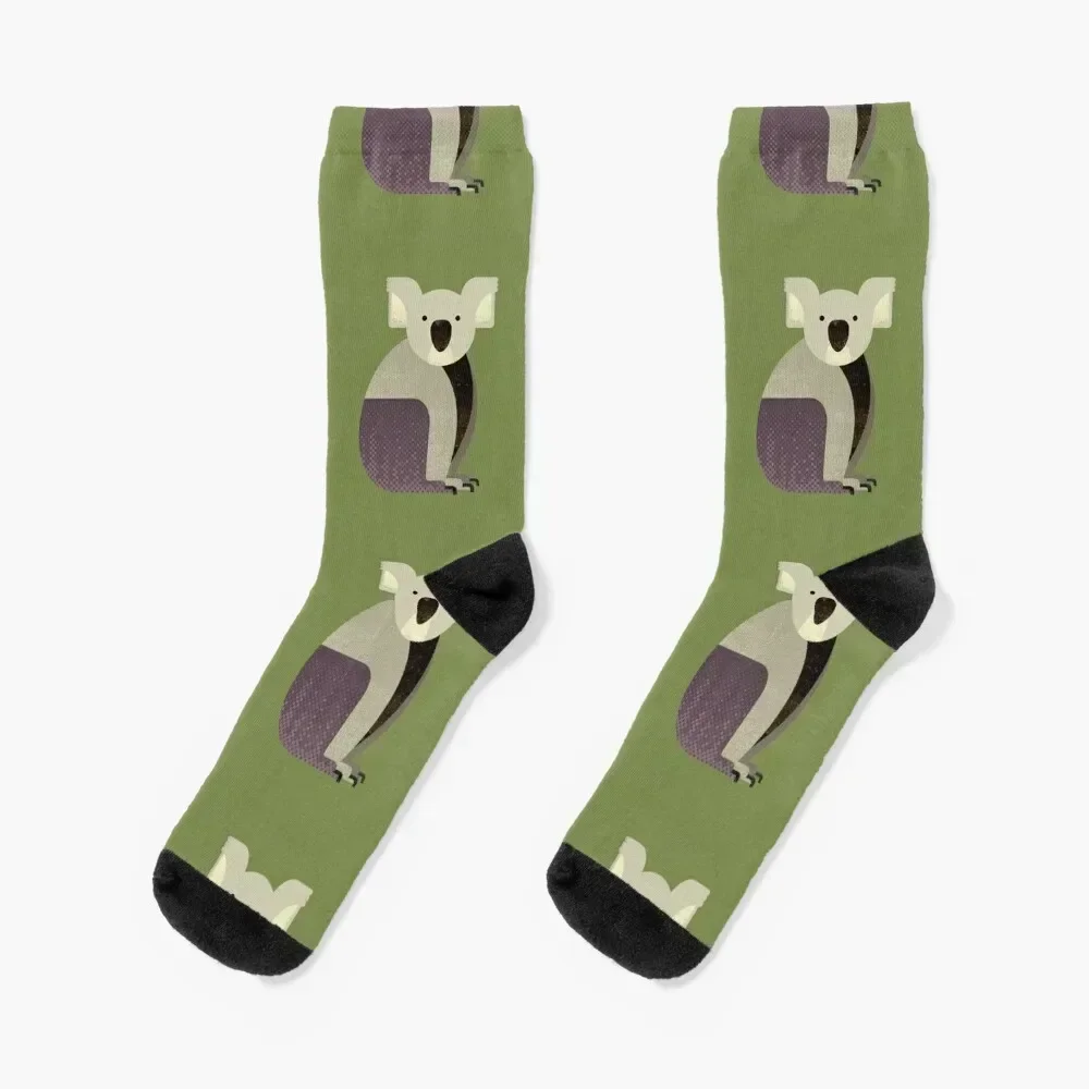 

Whimsy Koala Socks kids cotton christmas stocking custom sports Man Socks Women's