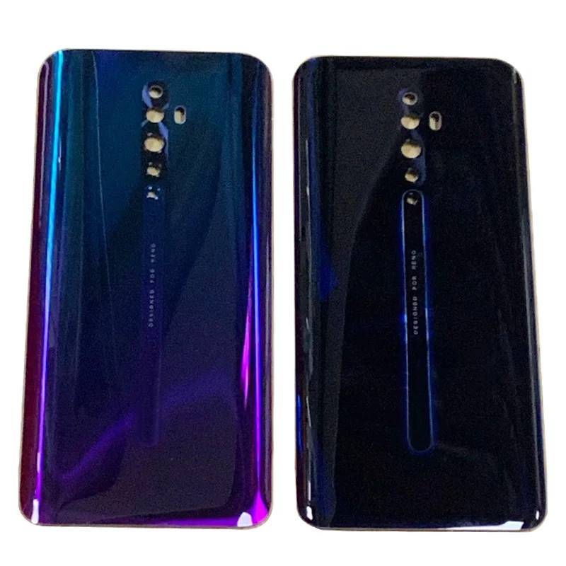 Original Back Glass For Oppo Reno2 Back Cover Case Glass PCKM70 PCKT00 PCKM00 CPH1907 Phone Shell Rear Housing Replacement