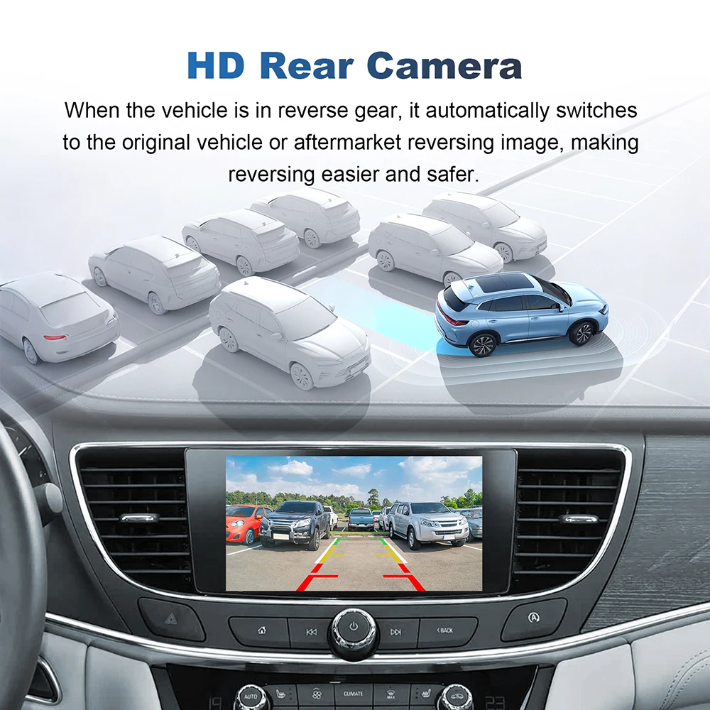 Picture 6: Wireless CarPlay Android Auto Decoder Box For Buick LaCross Regal Envision Verano 2014-2019 8 Inch Screen OEM Upgrade