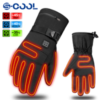 Winter Warm Electric Heated Gloves Thermal Heat Gloves Skiing Snowboarding Hunting Fishing Waterproof Rechargeable Heated Gloves