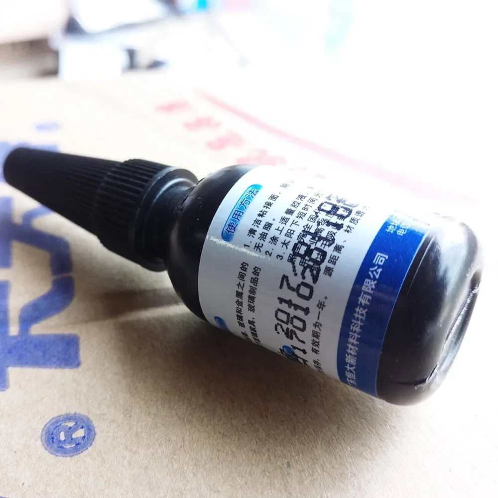100% Genuine 2pcs 10g kafuter K-303 UV glue+51led UV curing lamp PMMA acrylic adhesive bonding transparent plastic PVC ABS metal