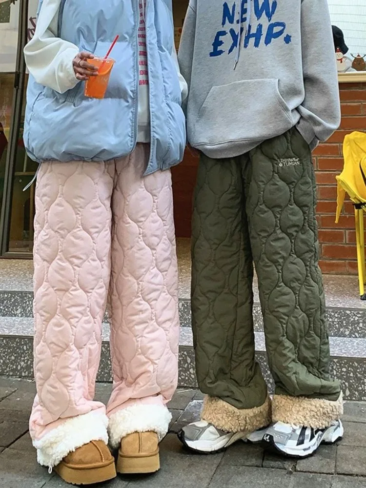 

Мужские зимние термоштаны с флисовой подкладкой для катания на лыжах, модные повседневные брюки для осени и зимы, прямые брюки со средней/низкой талией