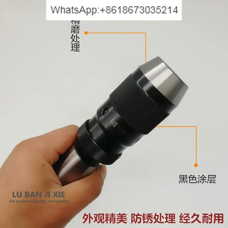 

Taper Shank Self-Tightening Drill Chuck Lathe Drilling Machine Self-Tightening, Mohs MT Taper Shank Drill Chuck 1-13 1-16 5-20