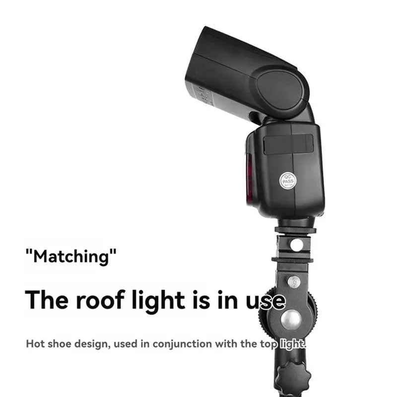 【sleek】d型フラッシュアダプター-スイベルライトスタンドブラケット-アンブレラホルダー-ホットシュー-トリガー-撮影用-照明用