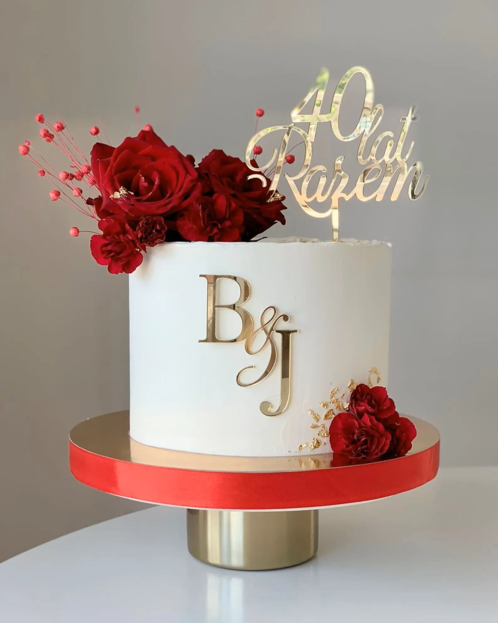 Personalised Acrylic Cake Topper  lCustom Cake Charm  Wedding initials on a cake Decor |Wedding Anniversary Party Decoration