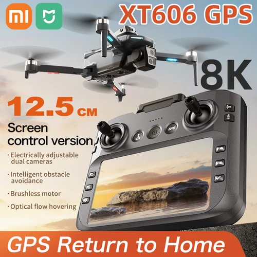 Imagen 1 del producto Xiaomi Mijia XT606 GPS Drone 4K Profesional HD Cámara Dual Gimbal 360 ° Juguetes sin escobillas RC Quadcopter Dron para evitar obstáculos
