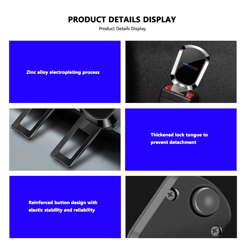 For BMW Car Seat Belt Clip Buckle Plug Extention Adjusting Extend Tool M M2 M3 M4 M5 M6 E46 E90 E60 F30 E39 X1 X3 X4 X5 view 2