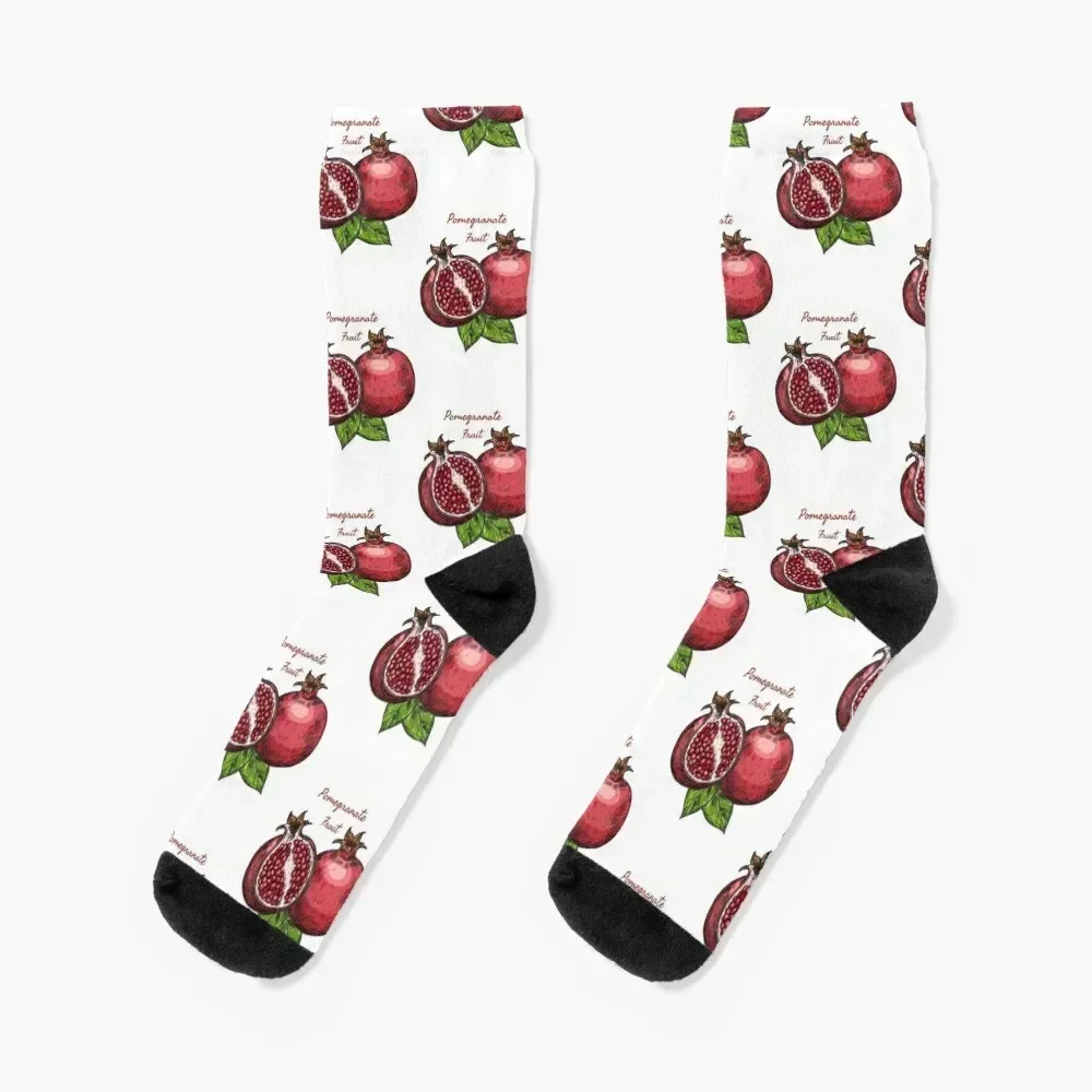 

Pomegranate Socks Novelties Sports compression Lots Socks Women Men's