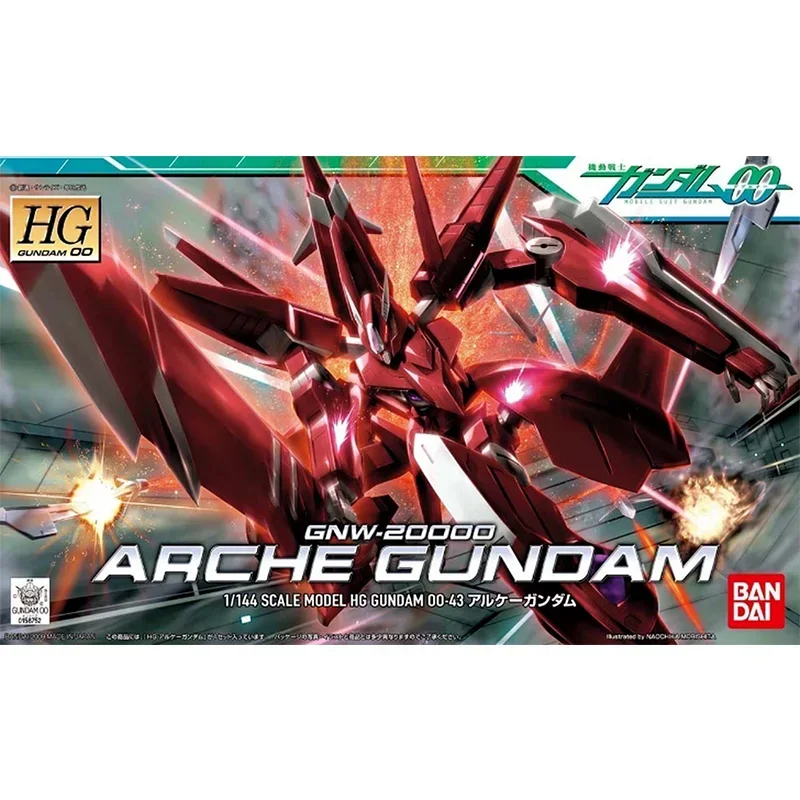 Gundam Bandai HG 1/144 GNW-20000 ARCHE FigureToys Gifts for Action Assembly Model Mech Original Product