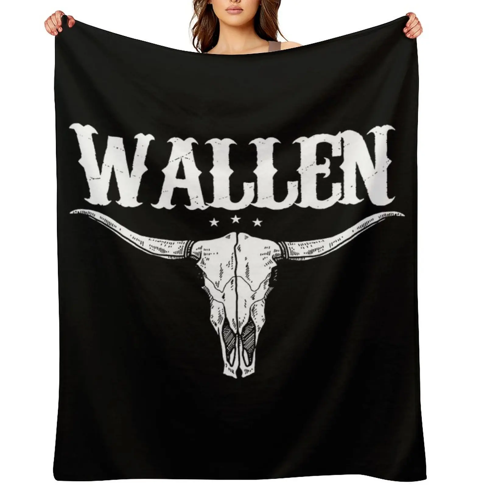 

Wallen Western Throw Blanket halloween Decorative Sofas Nap Sleeping Bag Blankets
