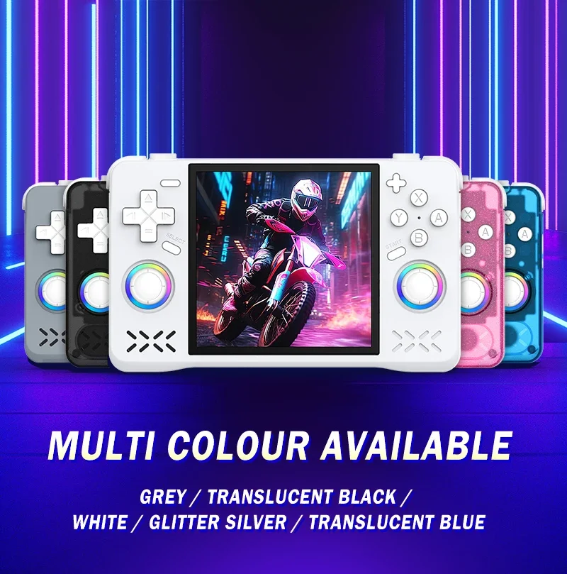 for XF40H Retro Handheld Video Game Console, Linux System 4 Inch IPS Screen Mini Portable Handheld Video Player, 64GB 128G Games