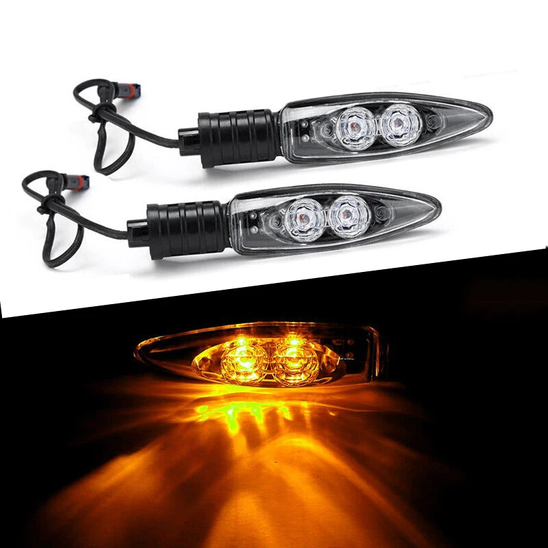 

2X Motorcycle Front Led Turn Signal Indicator Light For BMW S1000RR R1200GS F800 F650GS F700GS Motorcycle Accessories