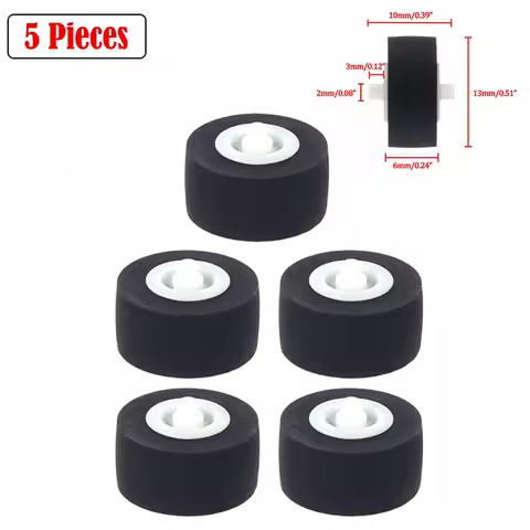 5Pcs Audio Pressure Recorder Cassette Deck Pinch Roller for Sony RS-CH770 RS-BX501 Music Recording Equipment