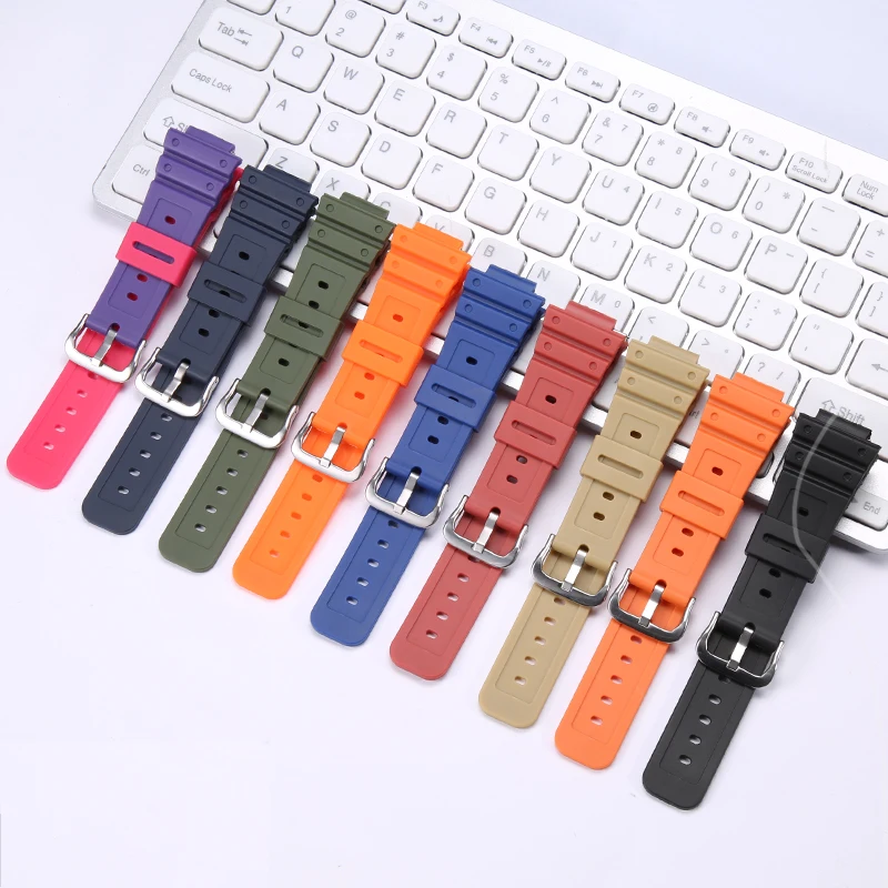 

Colorful Rubber Watch Band for Casio GA-2100 2110 Mens Resin Strap Sports Waterproof Quick Release Bracelet Accessories