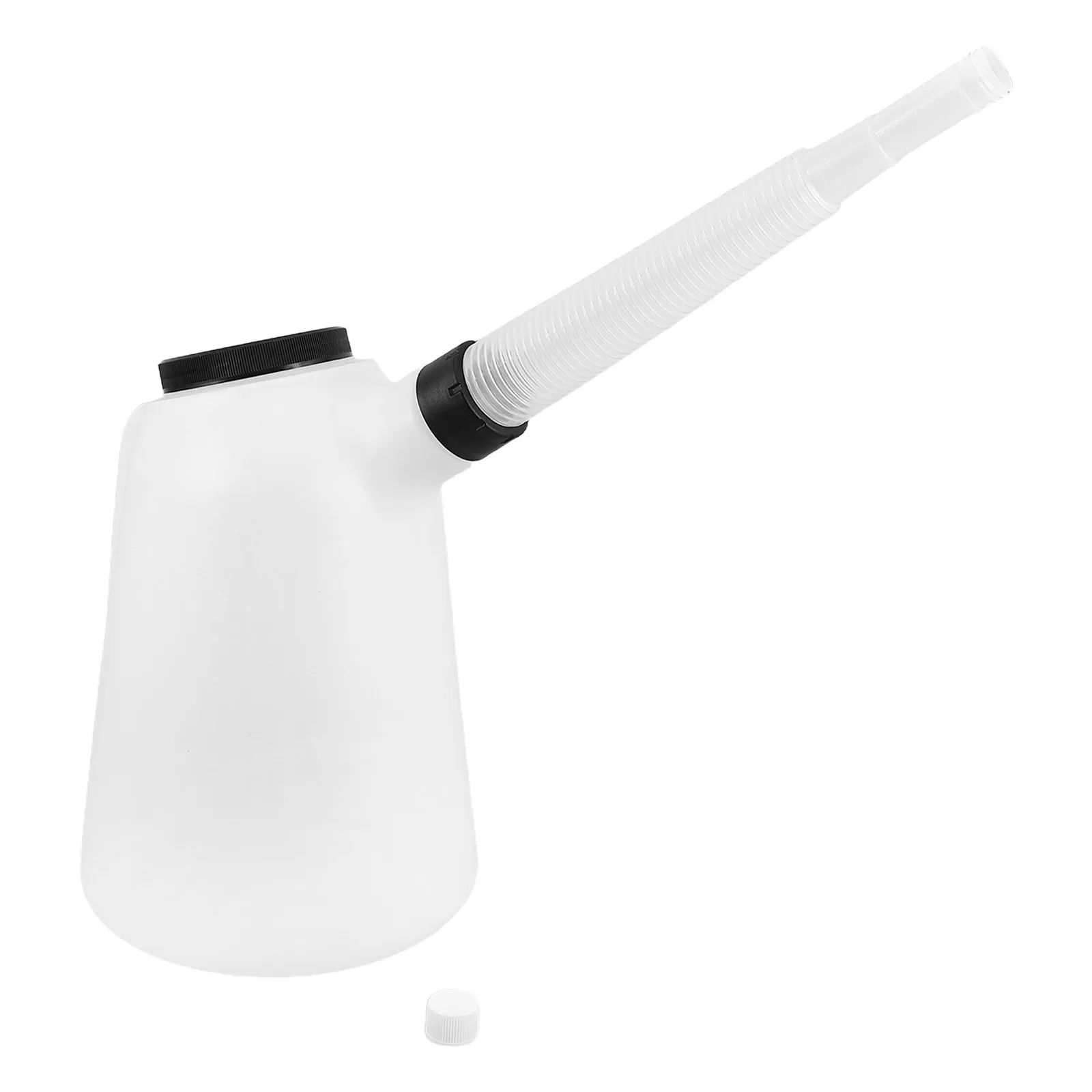 

Heavy Duty 5L Oil Dispensing Bottle Extended Spout Oil Storage Container for Car Engine Lubrication Needs