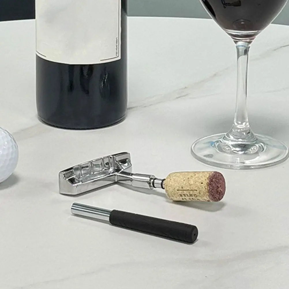 

Многофункциональный штопор из цинкового сплава, портативный открыватель для бутылок для путешествий и отдыха на природе, съемник винных пробок, открывалка для бутылок