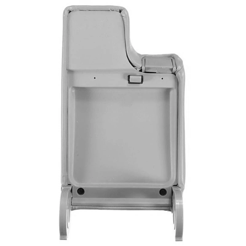 

A03G-For BMW E46 3 Series 1998-2006 Leather Armrest Cover Center Console Lid Gray