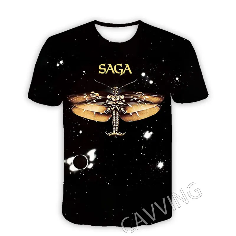 New Fashion Women/Men\'s 3D Print  SAGA BAND   Casual T-shirts  Hip Hop Tshirts Harajuku Styles Tops Clothing  Size : S-7XL