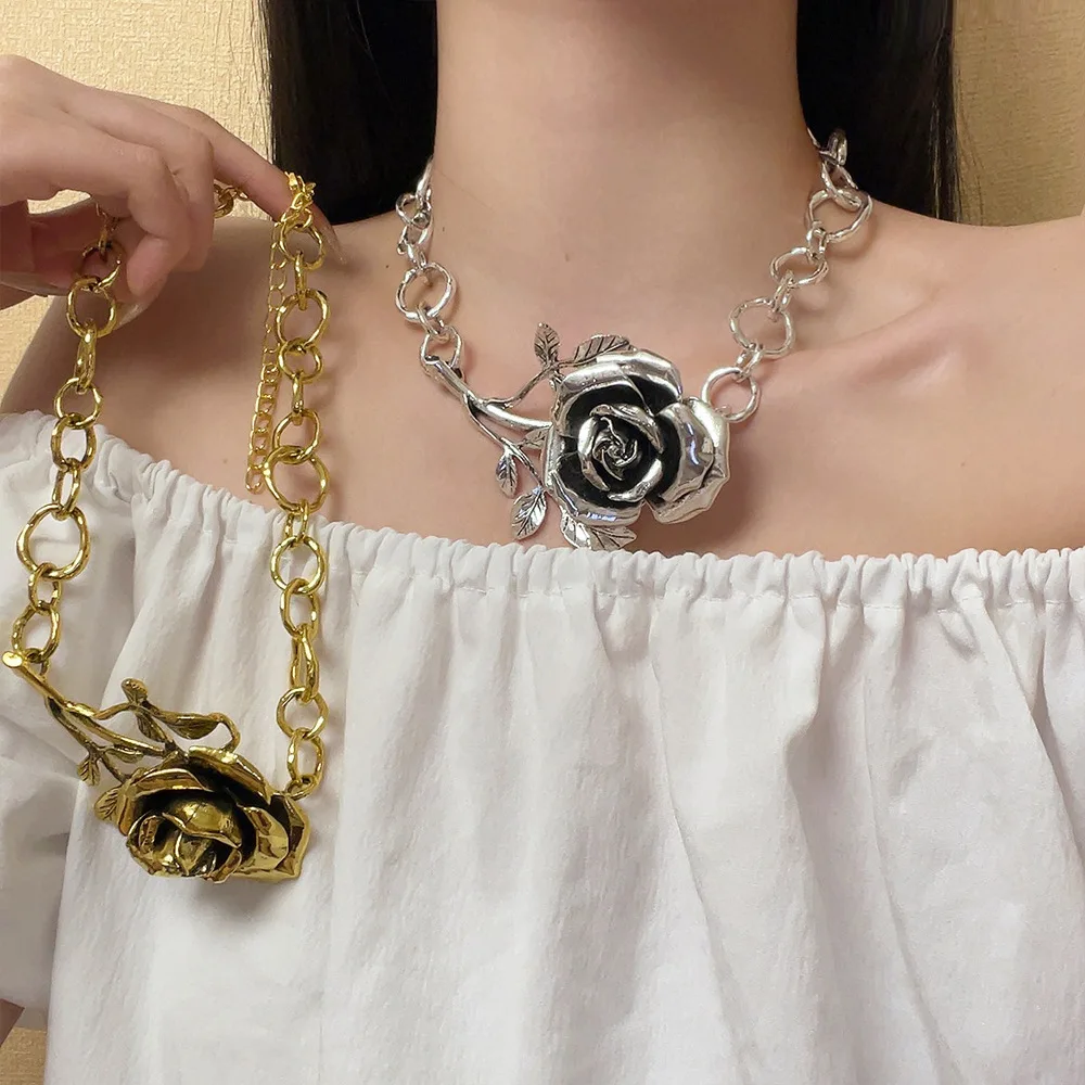 

Французские дизайнерские серьги-кисточки с розой, ожерелье с усовершенствованным ощущением, деликатные легкие Роскошные нишевые Дизайнерские Длинные серьги для женщин