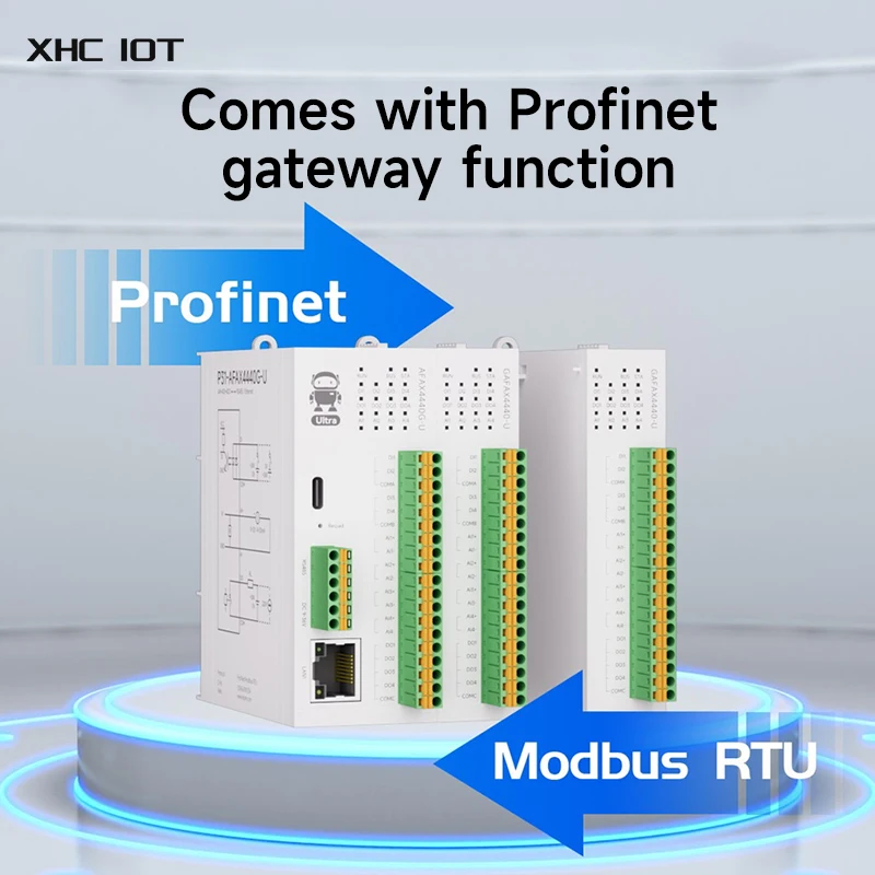 Profinet Remote lO Module XHCIOT P31 Series Support Botu/STEP 7 Communication Acquisition Modbus RTU Industrial Grade