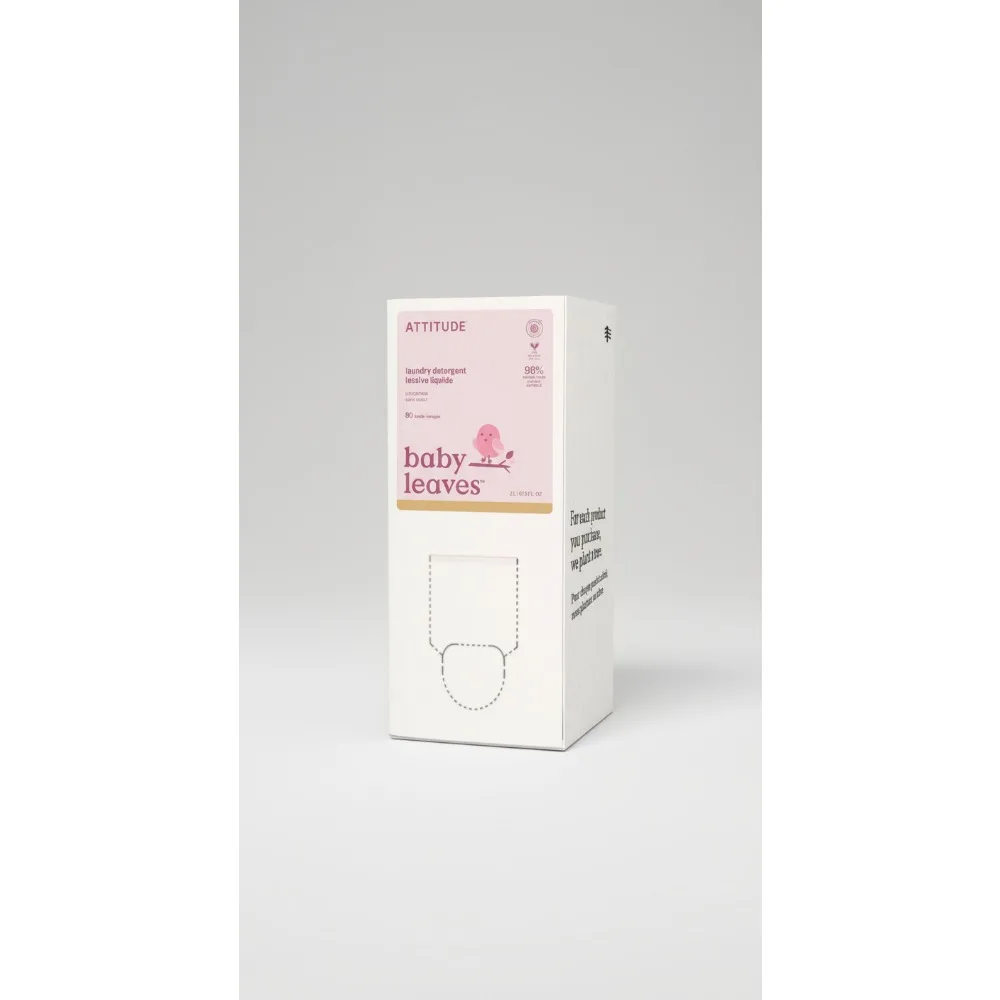 

Baby Laundry Detergent Liquid, EWG Verified, Safe for Newborn Clothes, Vegan, HE Compatible, Naturally Derived