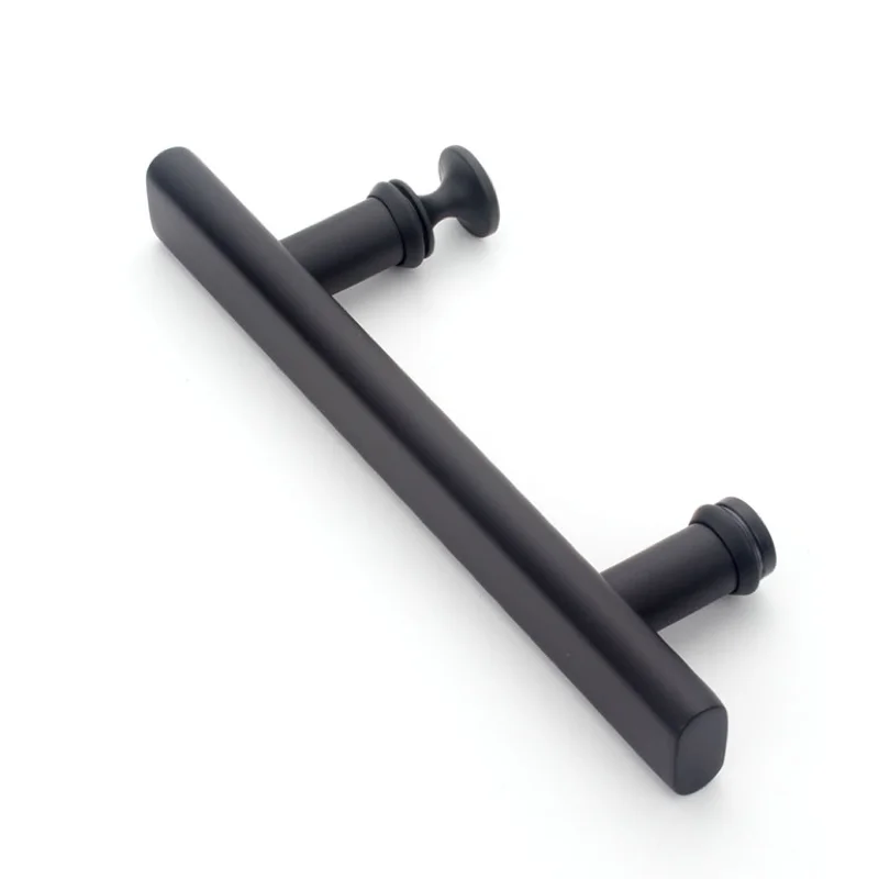 Shower room accessories 304 handle, bathroom sliding glass door handle stainless steel flat pipe 145mm(LQ77)