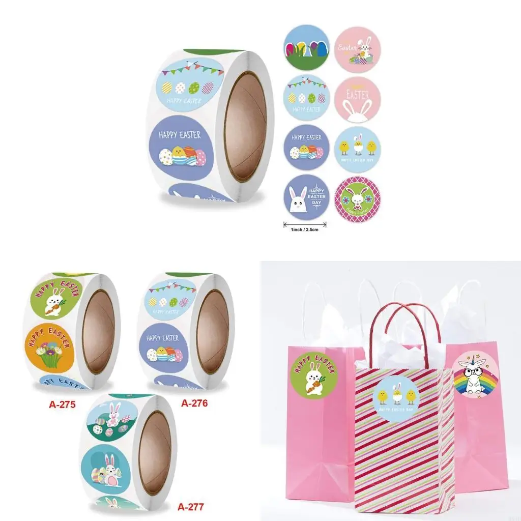 

M5TB 500 PCS Симпатичные пасхальные наклеек