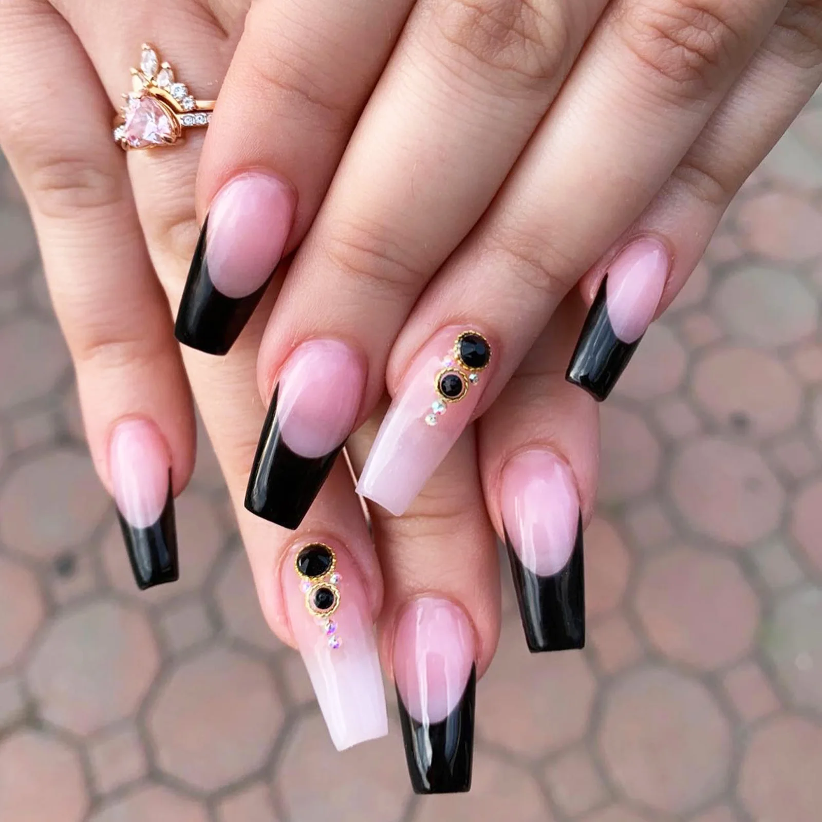 ヒラタラインストーンバルク、1440個ブラックラインストーンネイルクラフト服DIY装飾、ジェットブラック、SS10、2.7-2.9mm