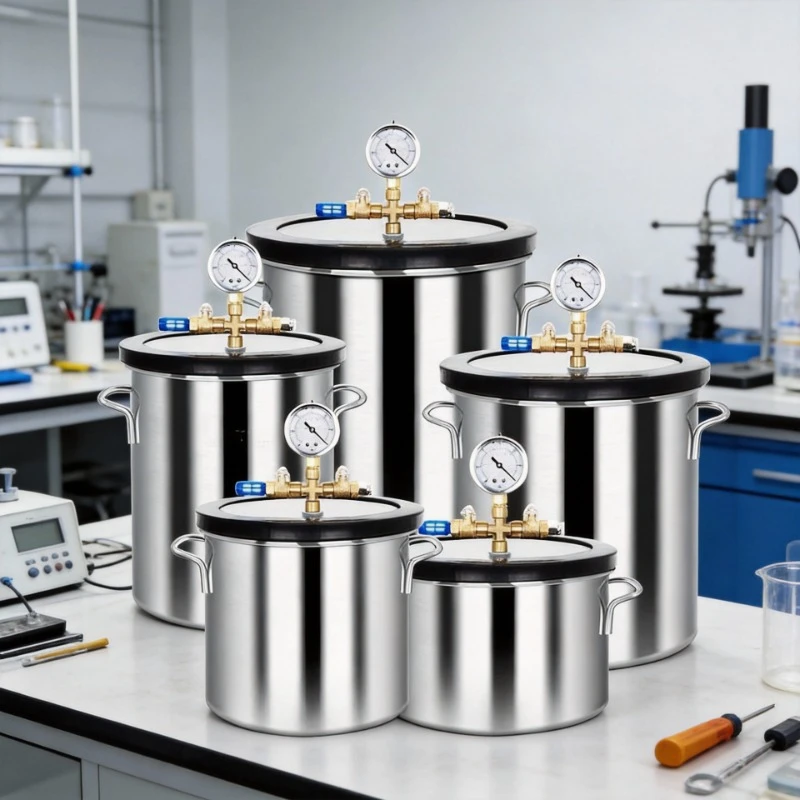 

Вакуумный деаэгаражный бак из нержавеющей стали для силиконовой смолы, герметизирующий резервуар для насосов, ведро для удаления пузырьков