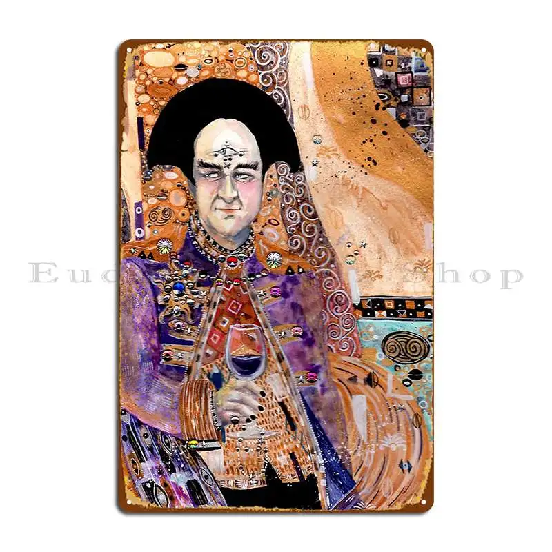 Seeing Klimt Londo Mollari Metal Plaque Poster Design Classic Bar Personalized Wall Mural Tin Sign Poster