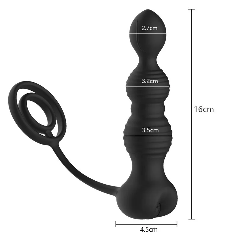 Vibrating Butt Plug Anal Vibrator Anal Plug Sex Toys for Men/Women Ass Anal Dildo Prostate Massager Buttplug Trainer Massager