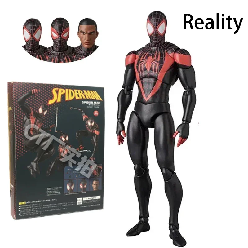 

Ct Spiderman 092 Figure 2099 Spider Man Across The Spider-Verse Miles Morales Shf Action Figure Model Figurine Collection Toys