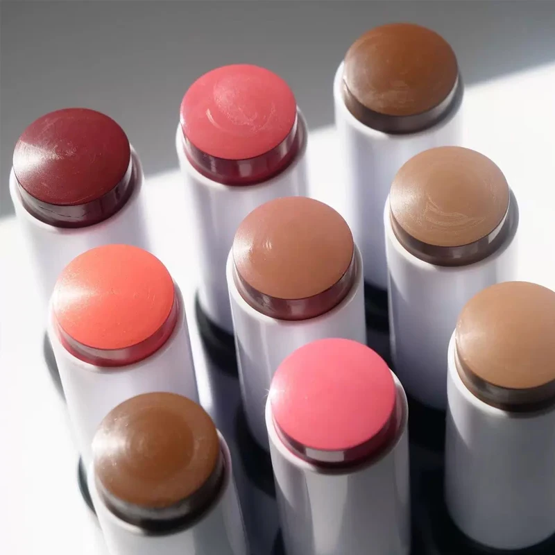 Makeup ByMario Dual-ended Blush Stick One End with Blush Brush for Easy Application Blush Cream Contour Cream Eyeshadow Palette