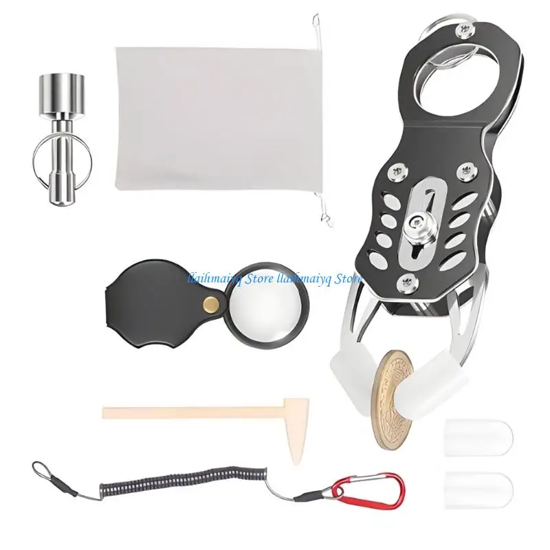 

573B Compact Aluminum Alloy Coin Tester Equipment Featuring Oscillation Detection And Detailed Inspection Lens
